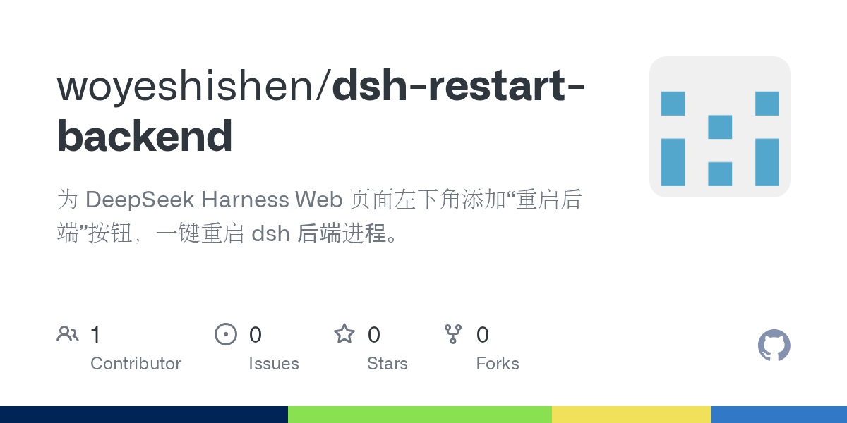 woyeshishen/dsh-restart-backend Screenshot preview