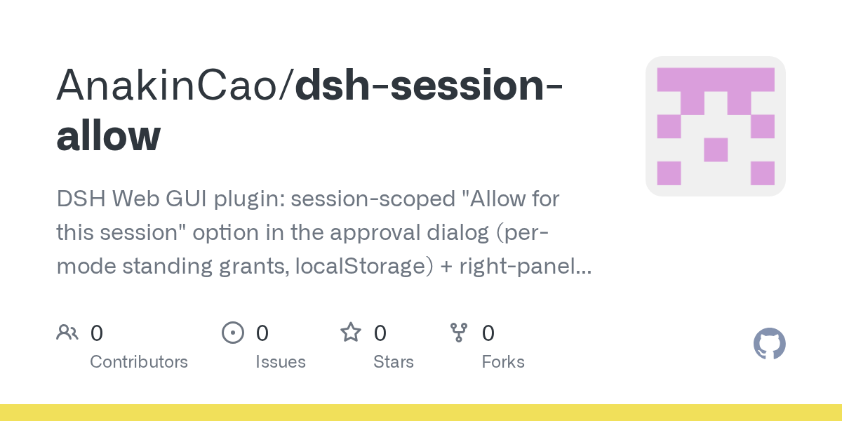 AnakinCao/dsh-session-allow Screenshot preview