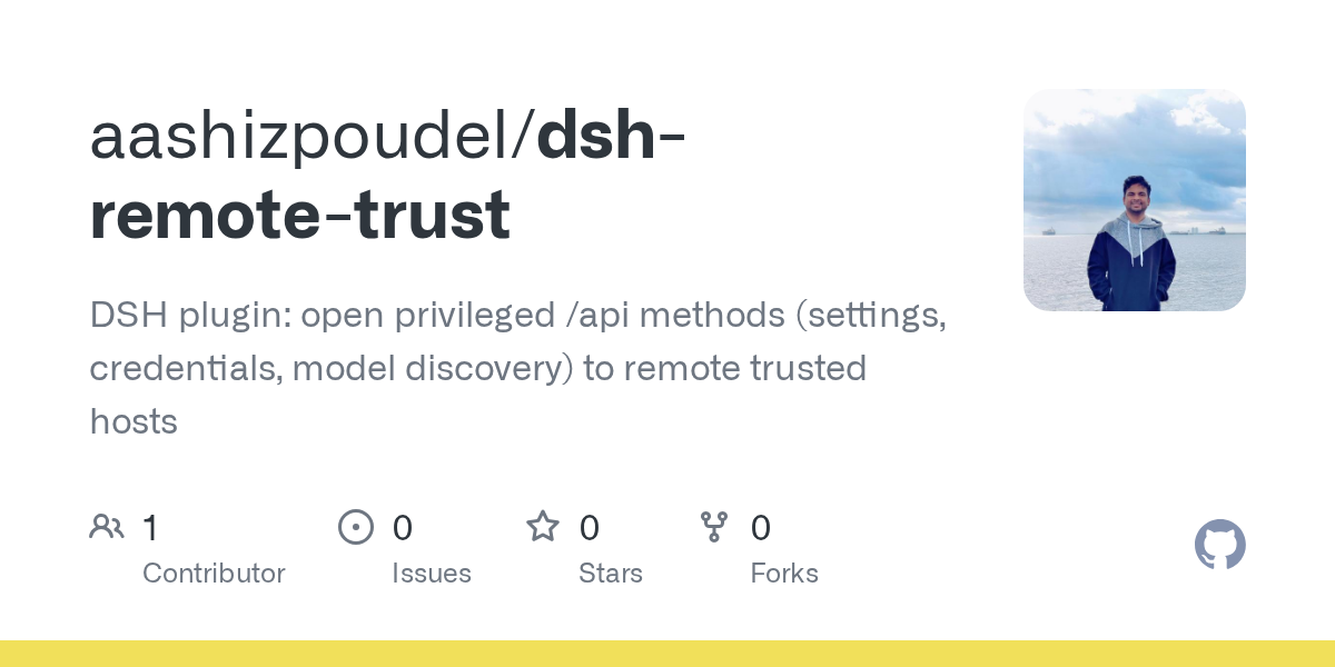 aashizpoudel/dsh-remote-trust Screenshot preview