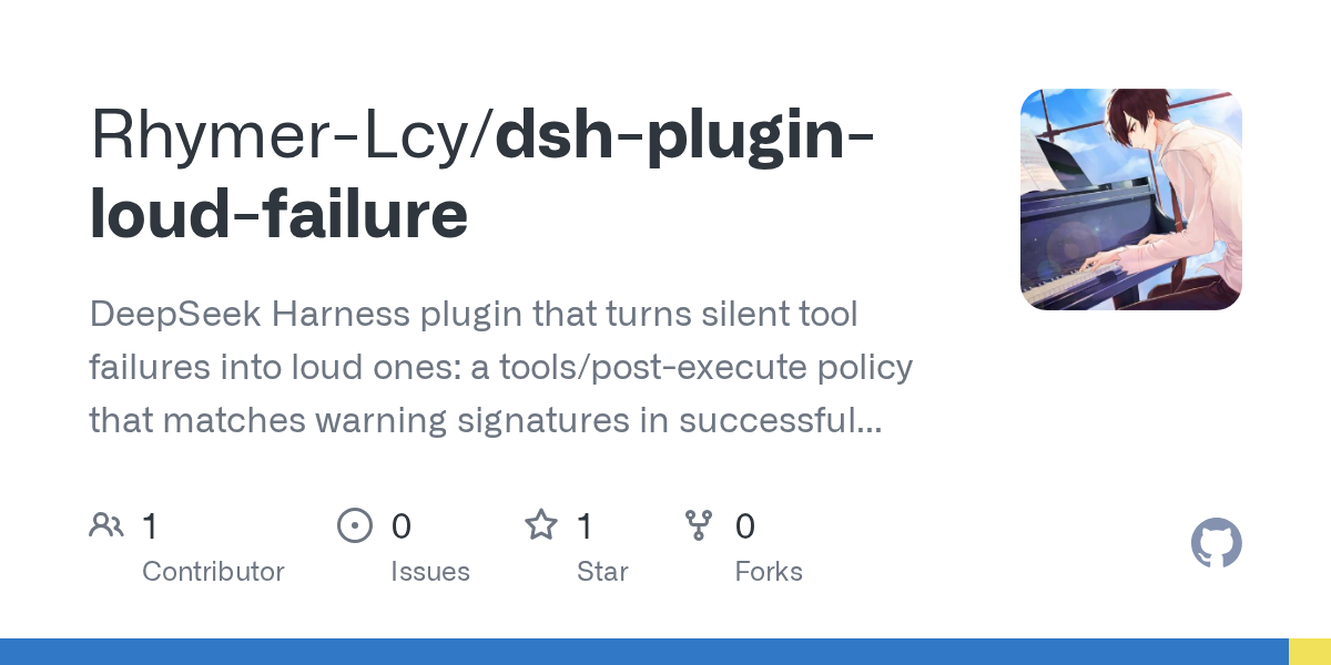 Rhymer-Lcy/dsh-plugin-loud-failure Screenshot preview