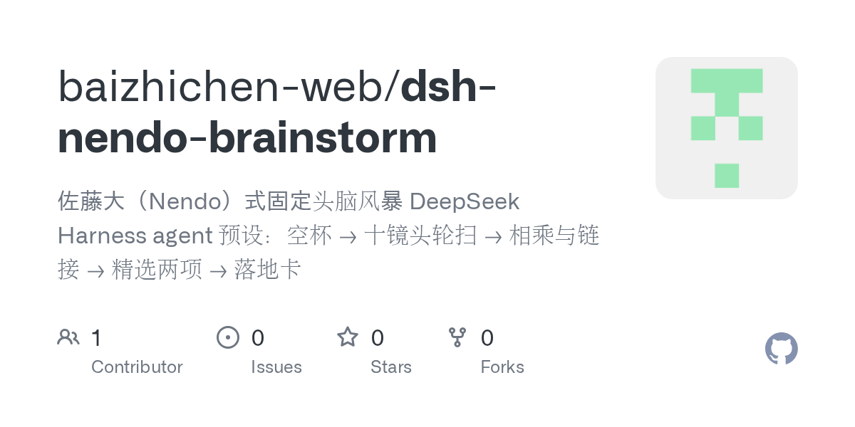 baizhichen-web/dsh-nendo-brainstorm Screenshot preview