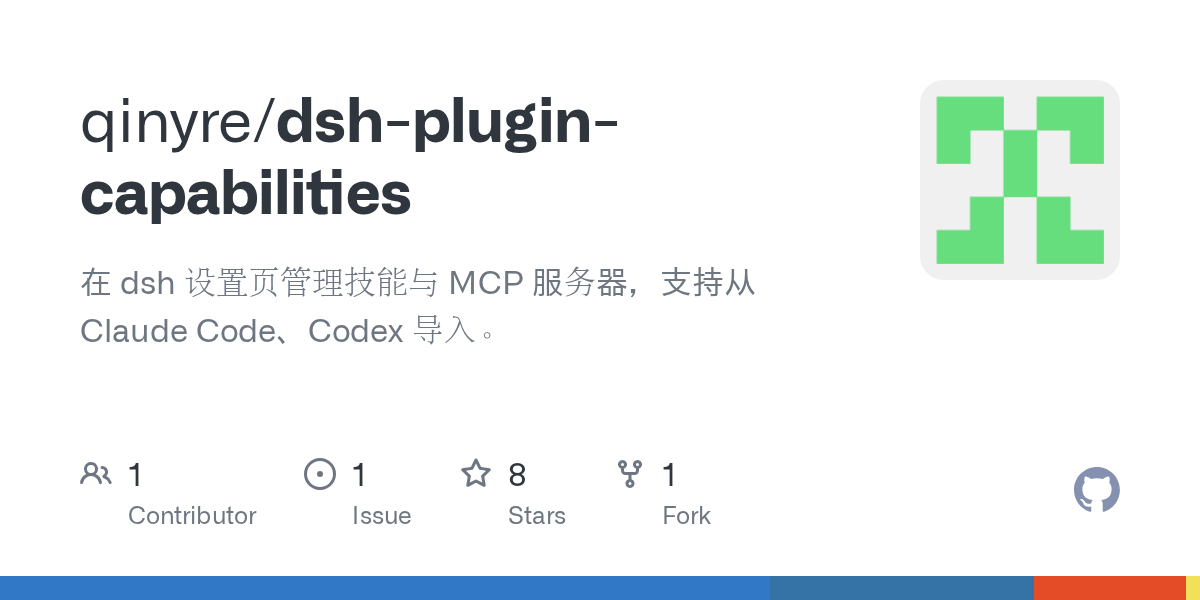 qinyre/dsh-plugin-capabilities Screenshot preview