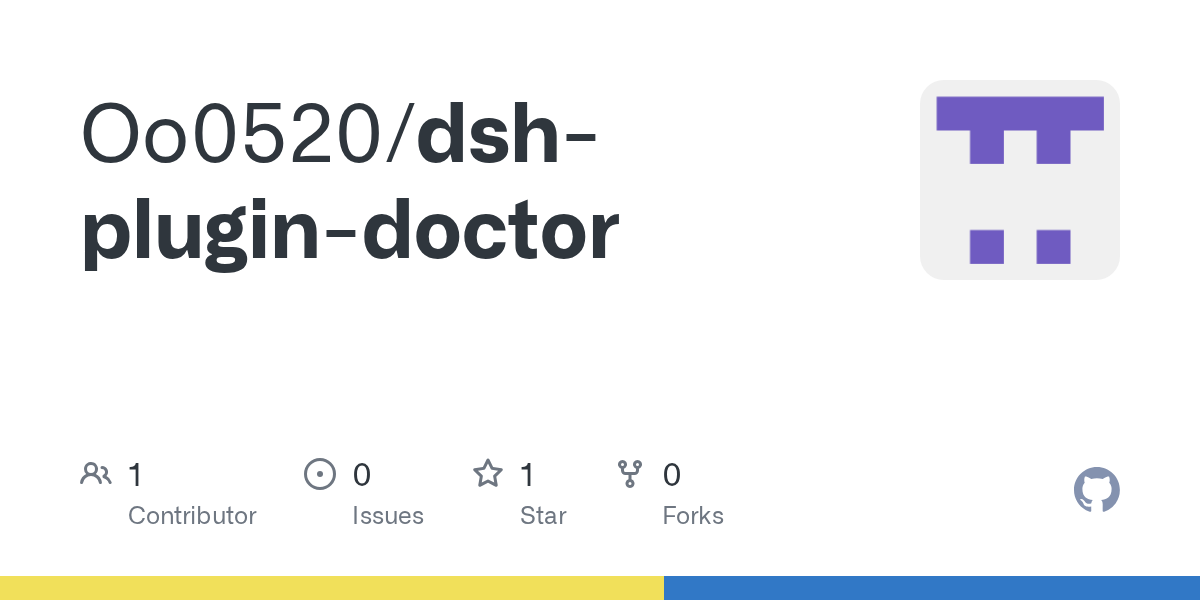 Oo0520/dsh-plugin-doctor Screenshot preview