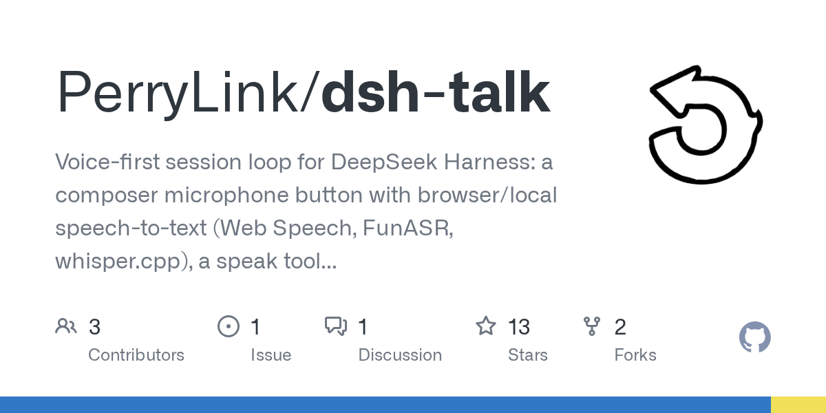PerryLink/dsh-talk Screenshot preview