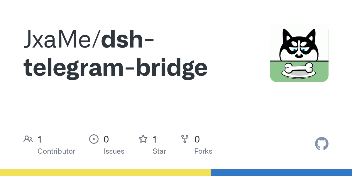 JxaMe/dsh-telegram-bridge Screenshot preview