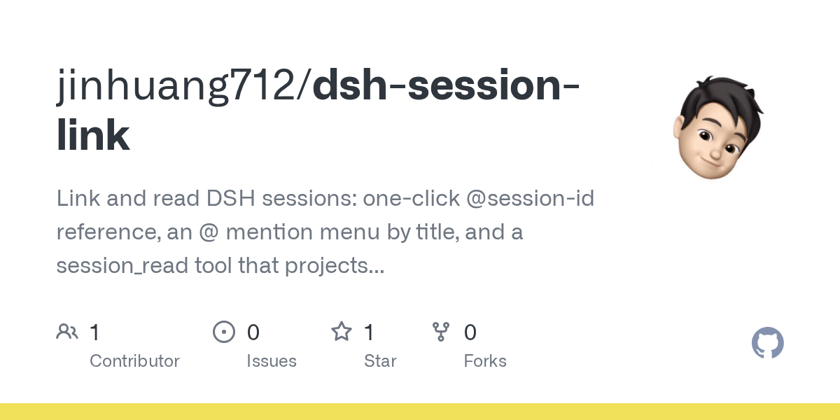 jinhuang712/dsh-session-link Screenshot preview