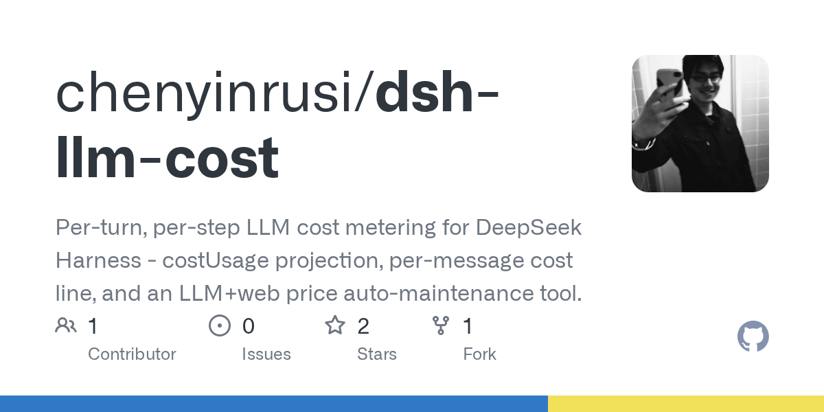 chenyinrusi/dsh-llm-cost Screenshot preview