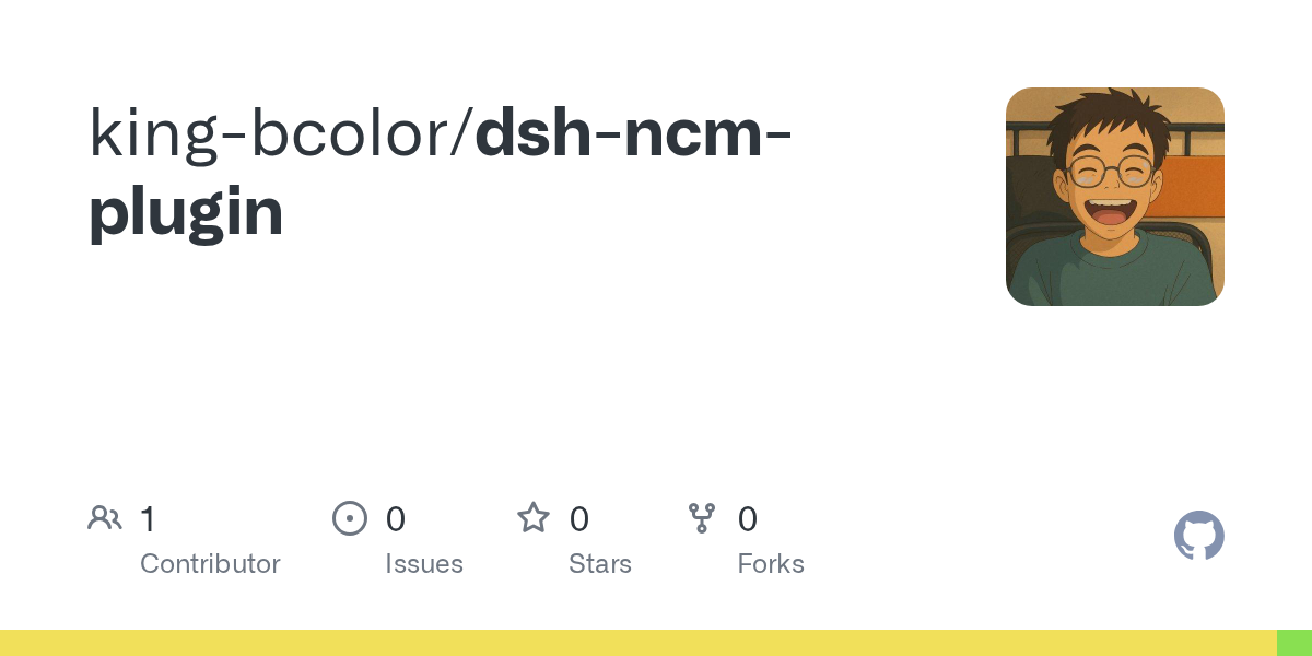 king-bcolor/dsh-ncm-plugin Screenshot preview