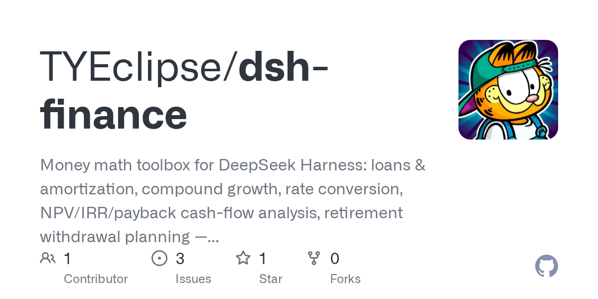 TYEclipse/dsh-finance Screenshot preview