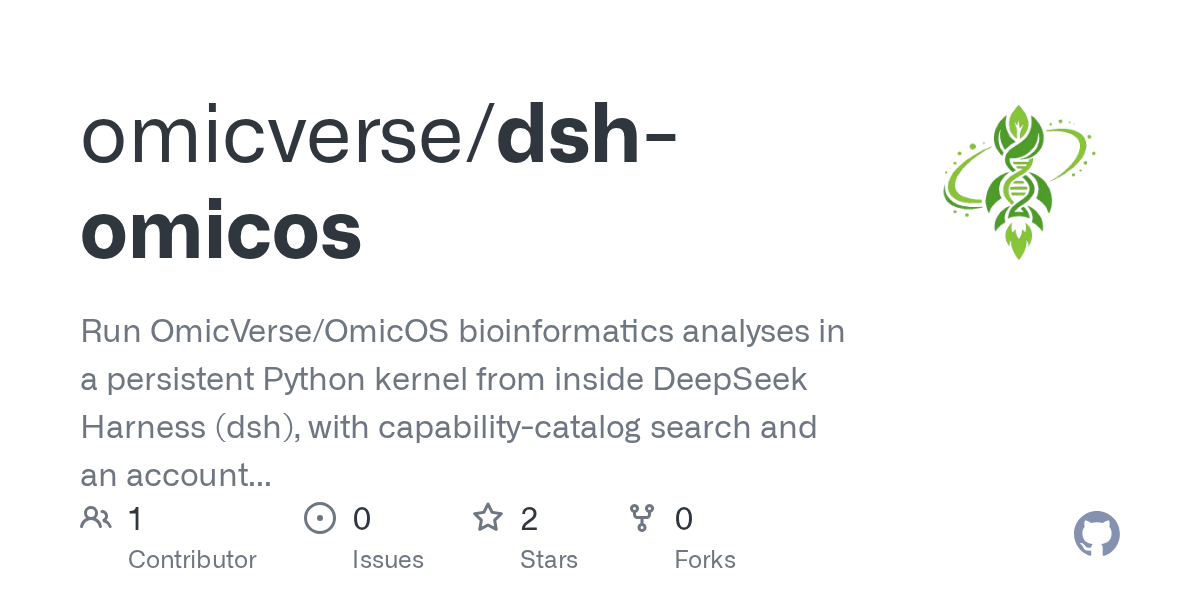 omicverse/dsh-omicos Screenshot preview