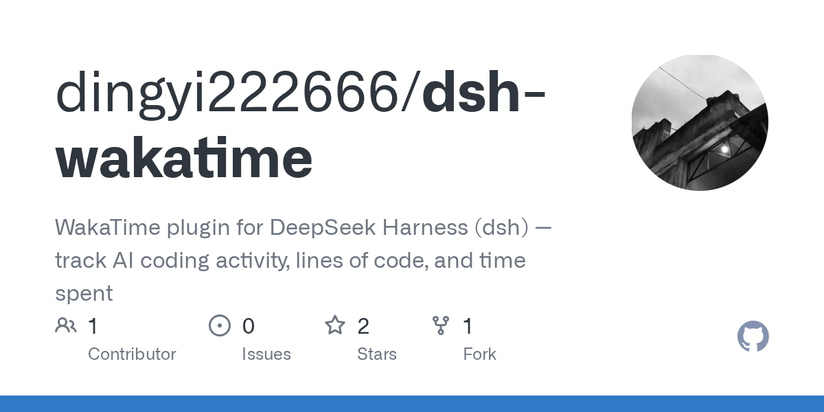 dingyi222666/dsh-wakatime Screenshot preview