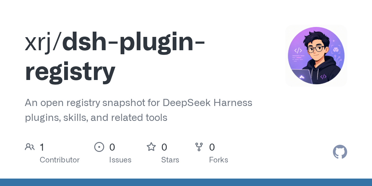 xrj/dsh-plugin-registry Screenshot preview