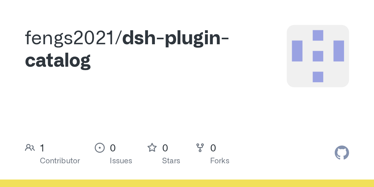 fengs2021/dsh-plugin-catalog Screenshot preview