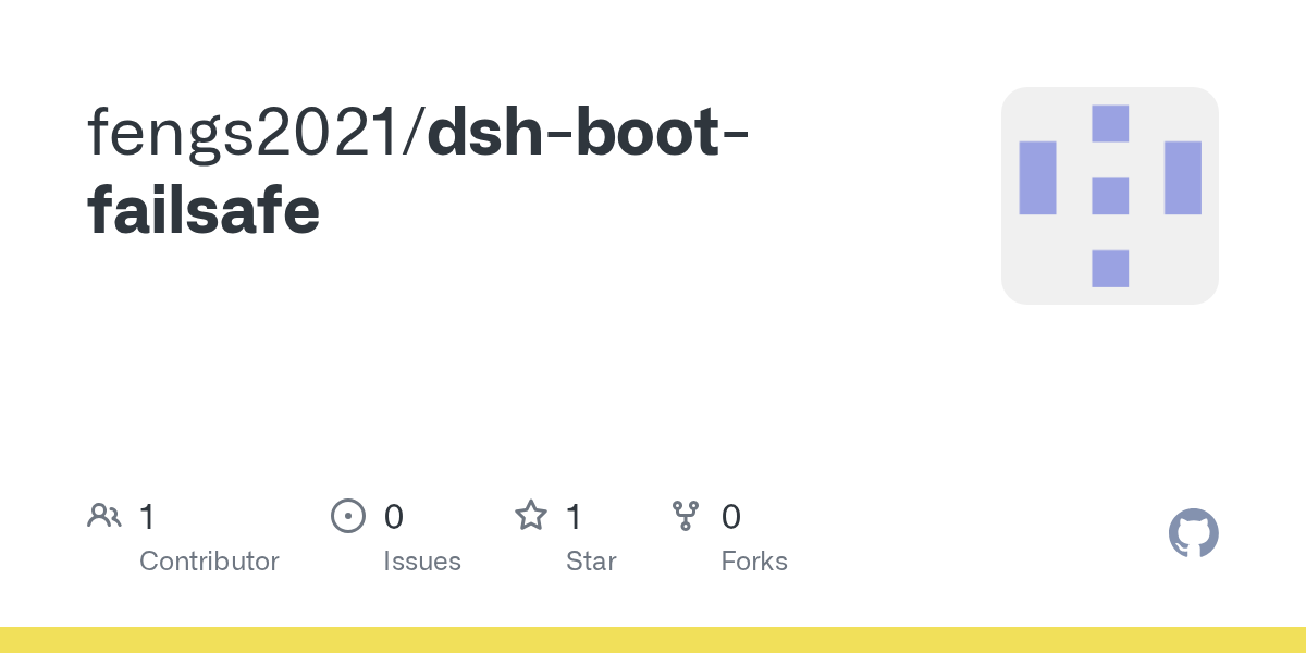 fengs2021/dsh-boot-failsafe Screenshot preview