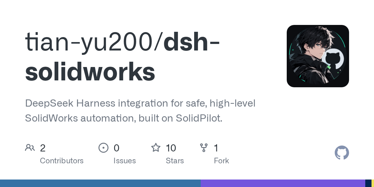 tian-yu200/dsh-solidworks Screenshot preview