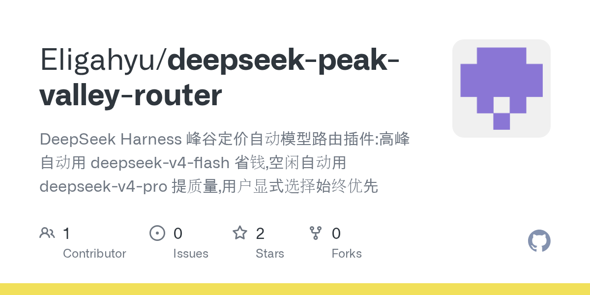 Eligahyu/deepseek-peak-valley-router Screenshot preview