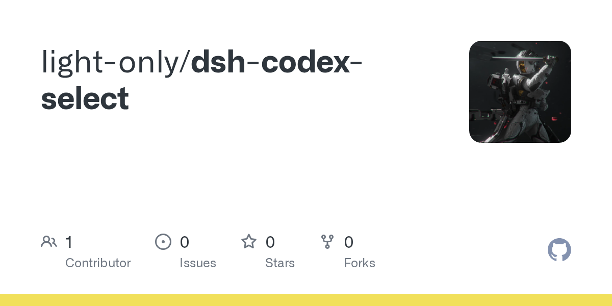 light-only/dsh-codex-select Screenshot preview