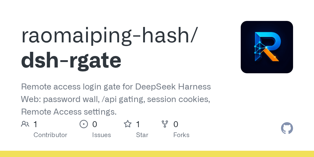 raomaiping-hash/dsh-rgate Screenshot preview