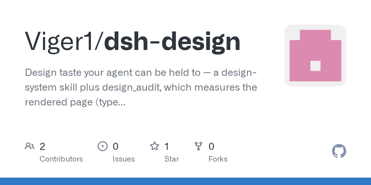 Viger1/dsh-design Screenshot preview