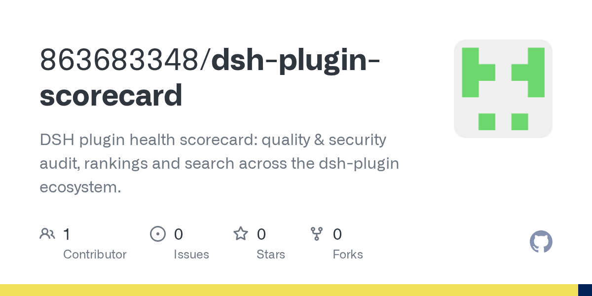 863683348/dsh-plugin-scorecard Screenshot preview