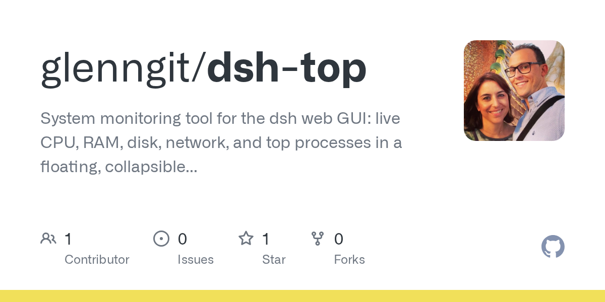 glenngit/dsh-top Screenshot preview