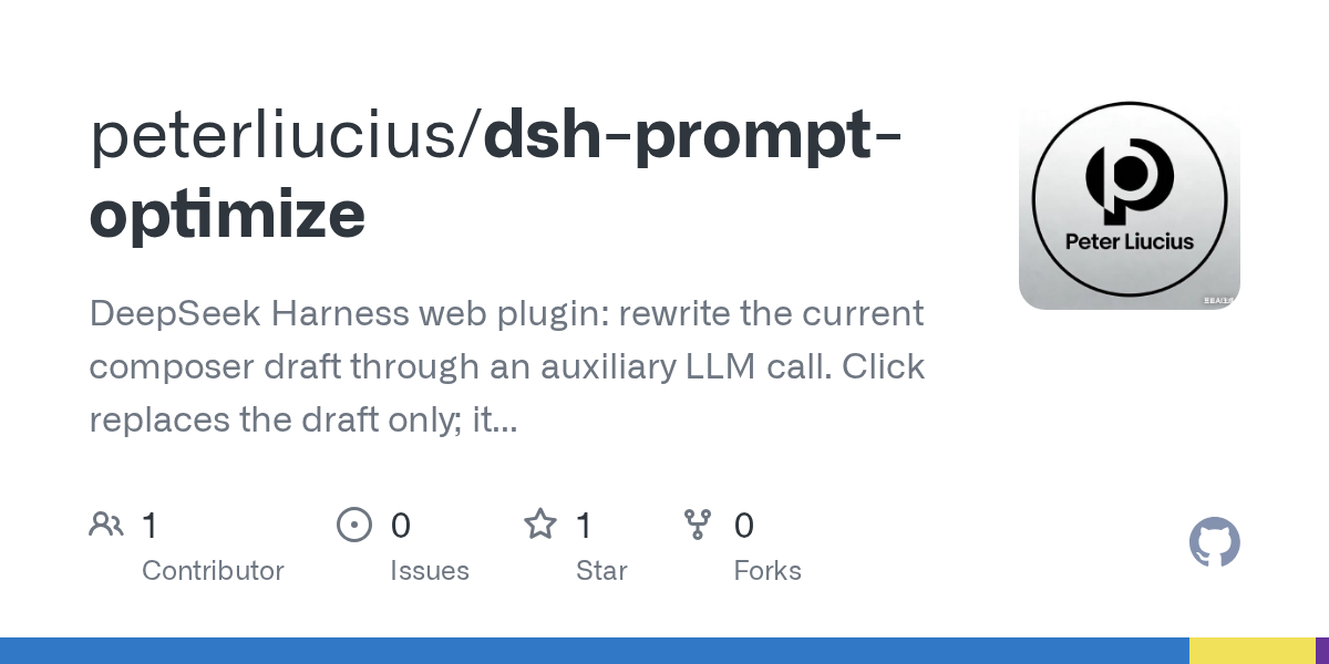 peterliucius/dsh-prompt-optimize Screenshot preview