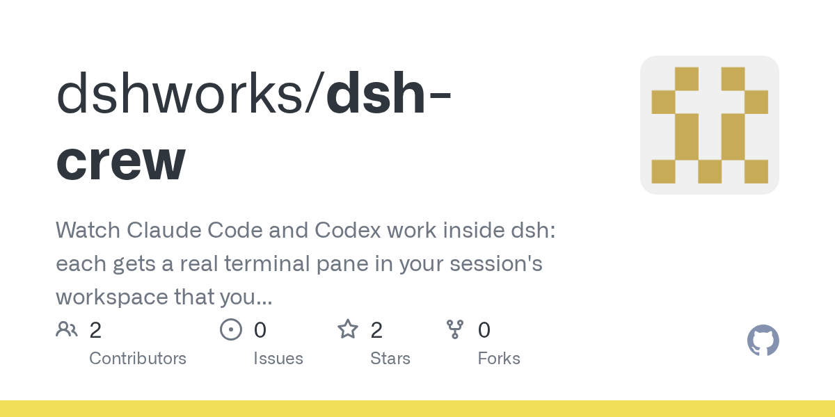 dshworks/dsh-crew Screenshot preview