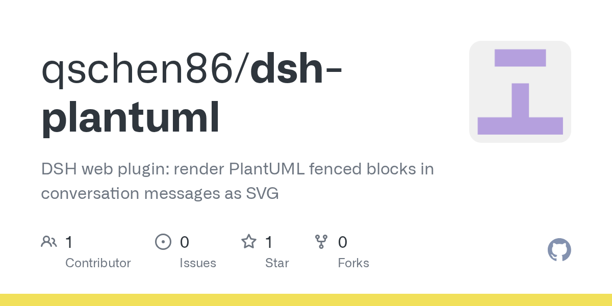 qschen86/dsh-plantuml Screenshot preview