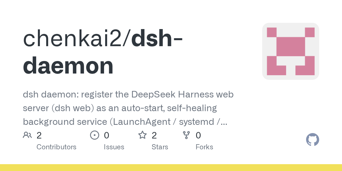 chenkai2/dsh-daemon Screenshot preview