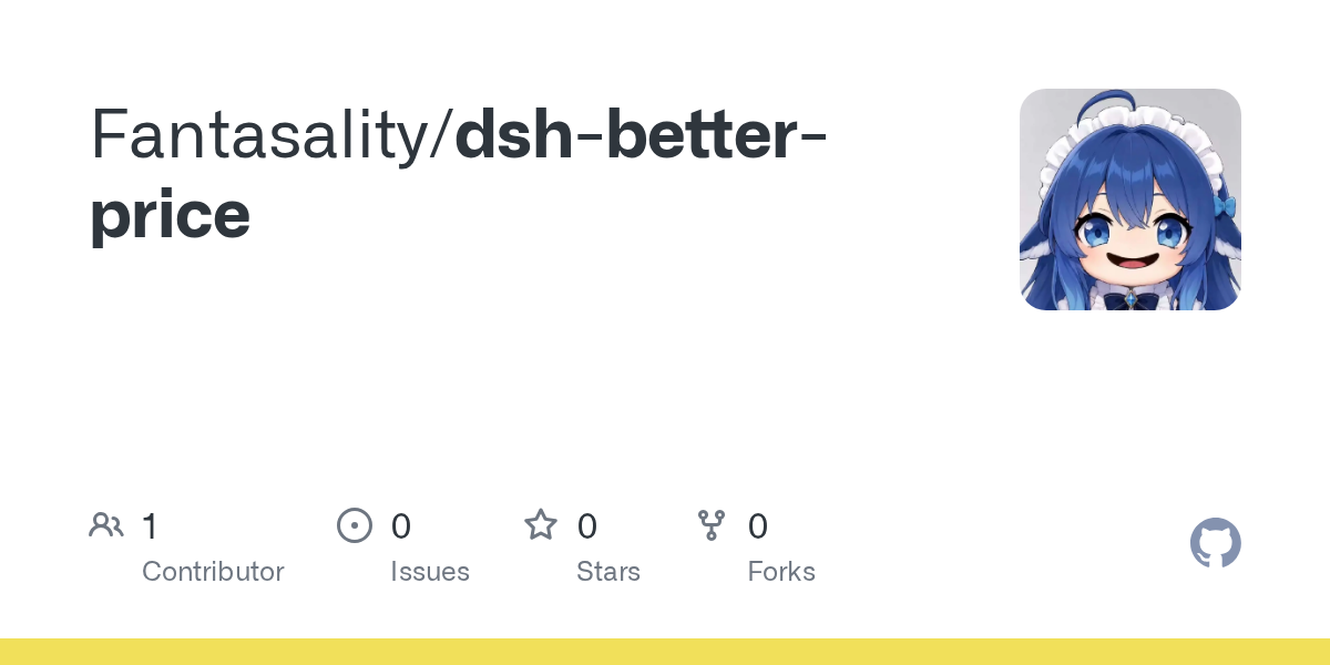Fantasality/dsh-better-price Screenshot preview