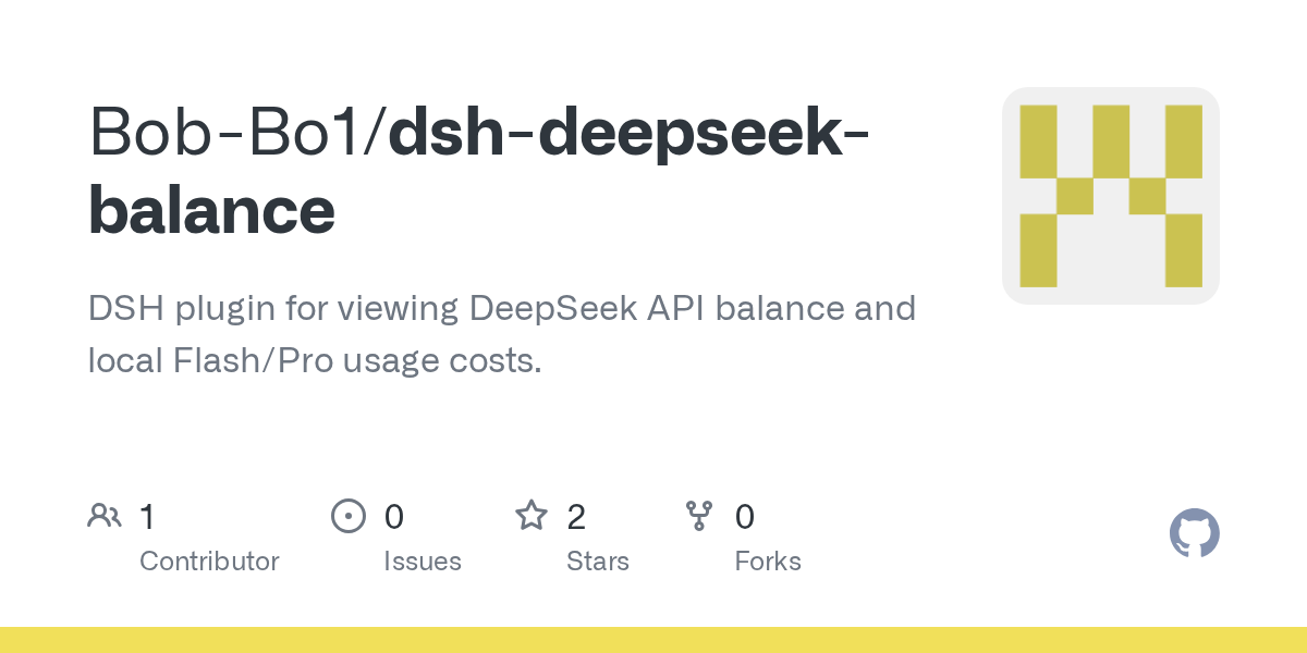 Bob-Bo1/dsh-deepseek-balance Screenshot preview
