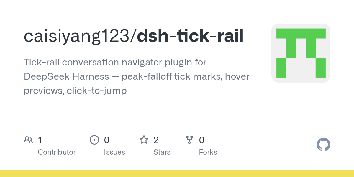 caisiyang123/dsh-tick-rail Screenshot preview