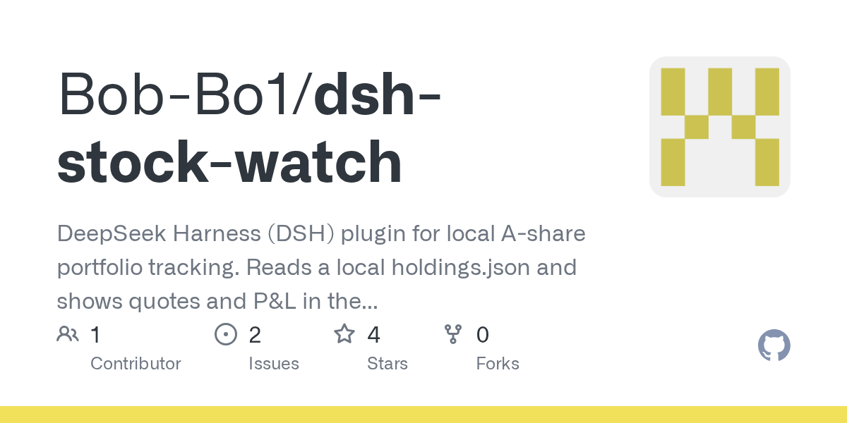 Bob-Bo1/dsh-stock-watch Screenshot preview