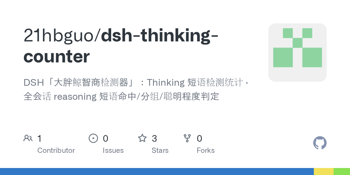 21hbguo/dsh-thinking-counter Screenshot preview