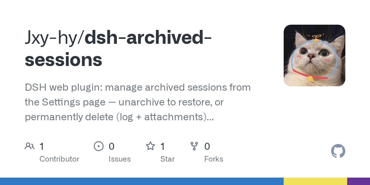 Jxy-hy/dsh-archived-sessions Screenshot preview