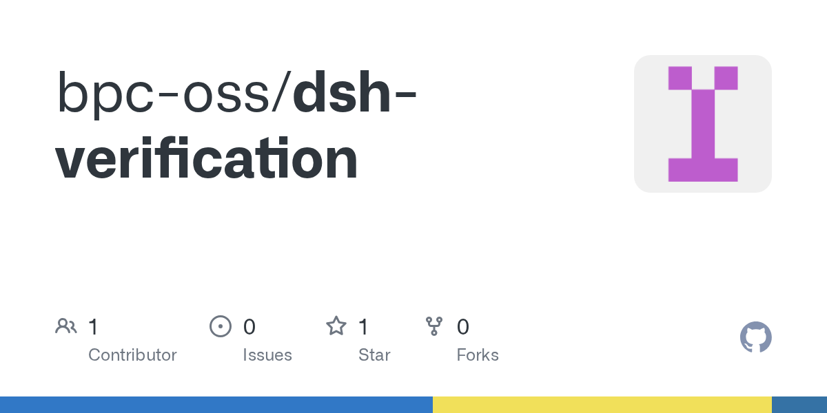 bpc-oss/dsh-verification Screenshot preview
