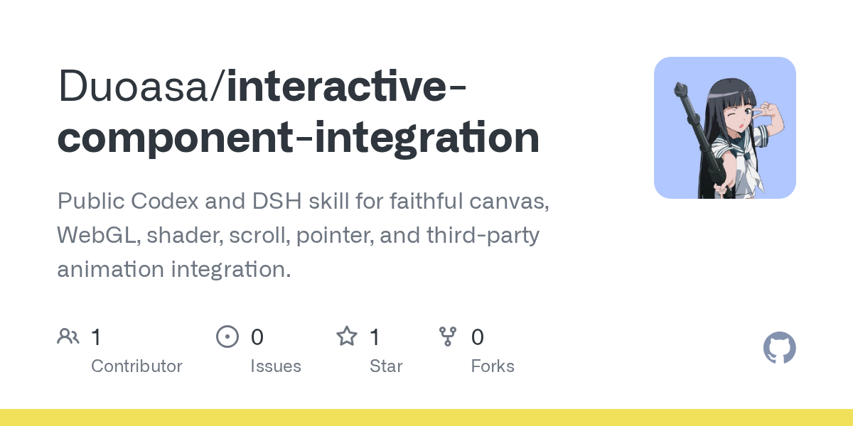 Duoasa/interactive-component-integration Screenshot preview