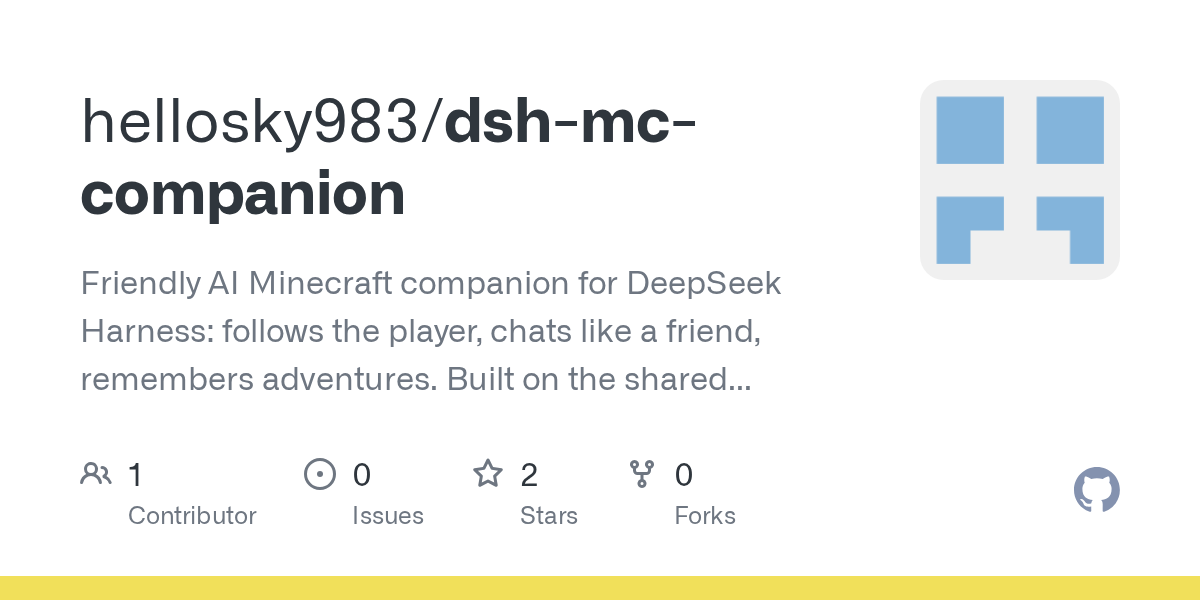 hellosky983/dsh-mc-companion Screenshot preview