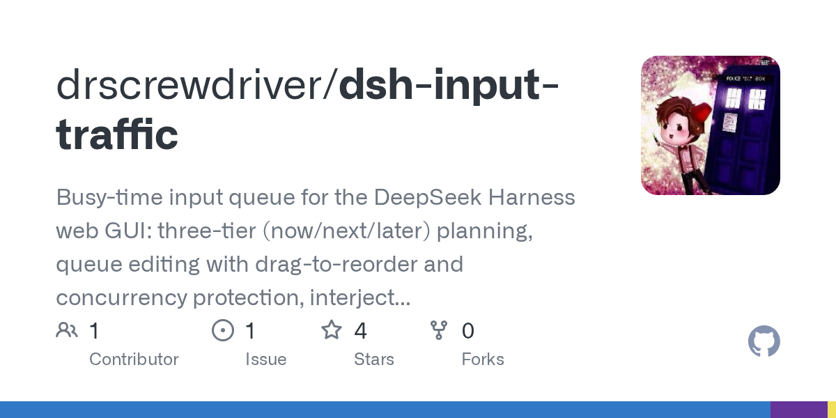 drscrewdriver/dsh-input-traffic Screenshot preview