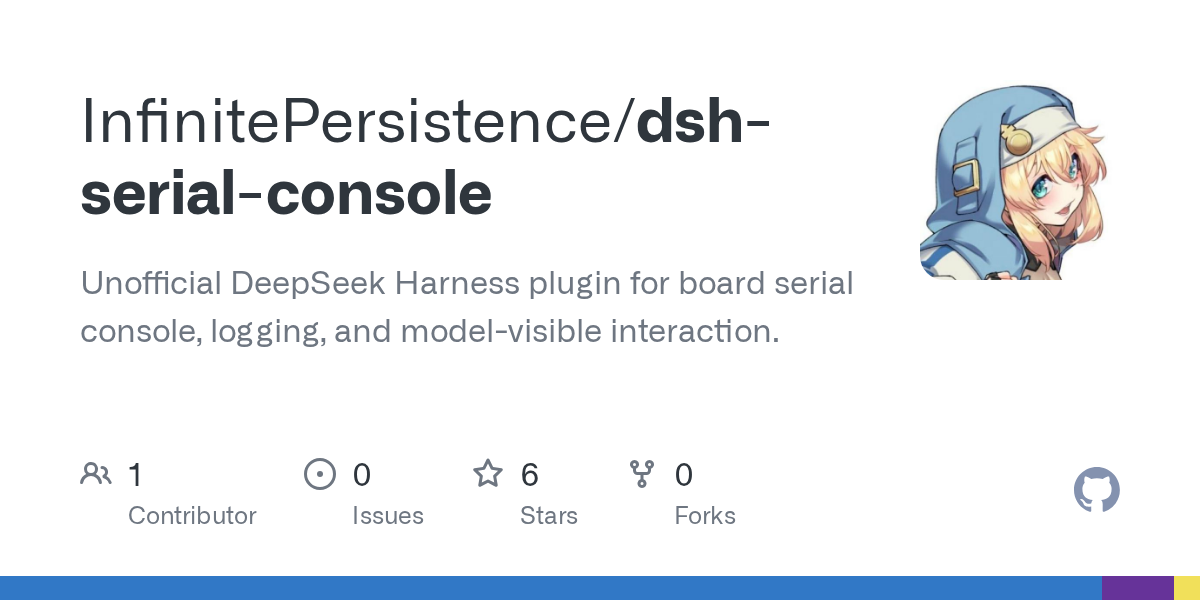 InfinitePersistence/dsh-serial-console Screenshot preview