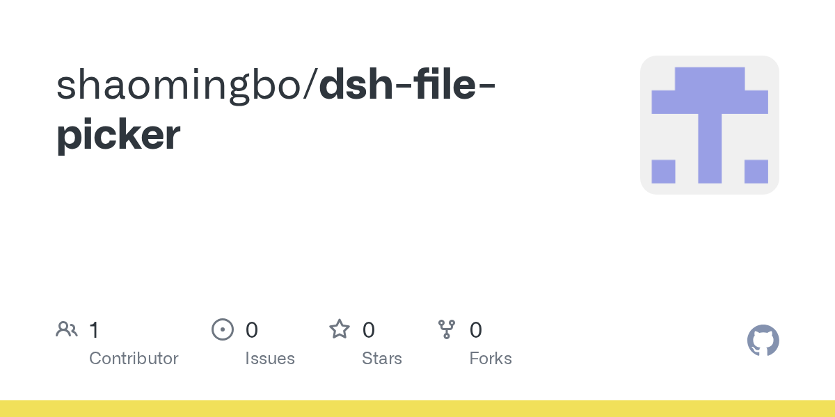 shaomingbo/dsh-file-picker Screenshot preview