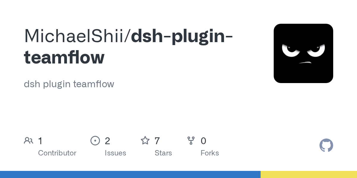 MichaelShii/dsh-plugin-teamflow Screenshot preview