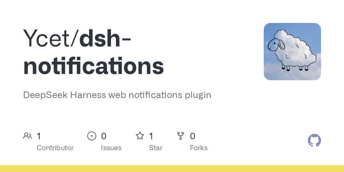 Ycet/dsh-notifications Screenshot preview