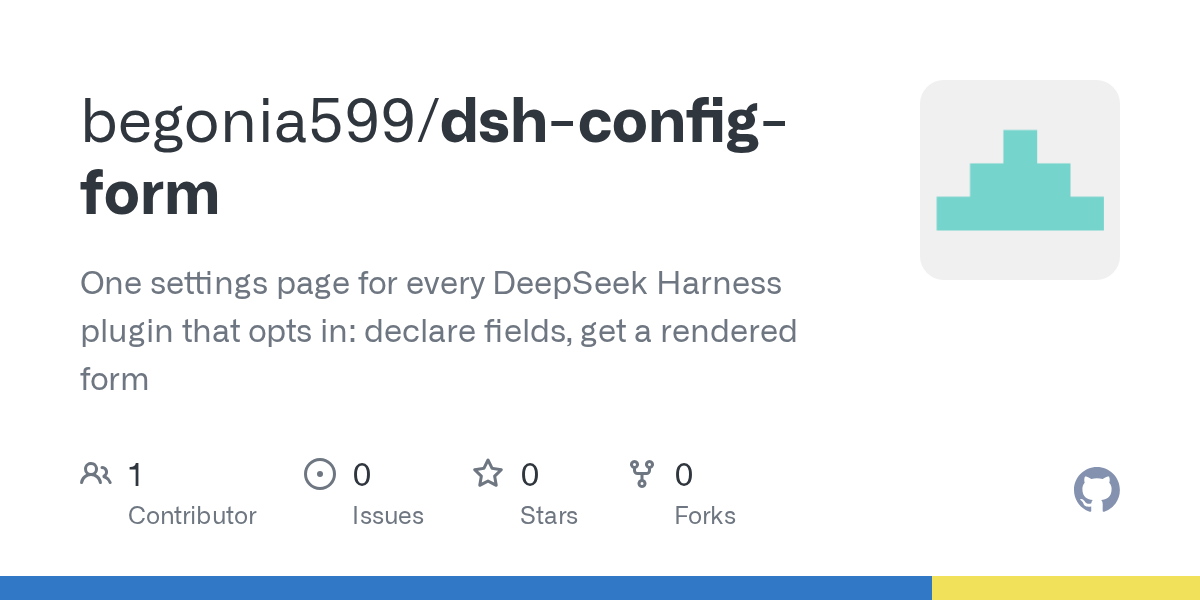 begonia599/dsh-config-form Screenshot preview