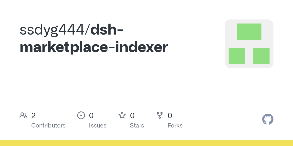 ssdyg444/dsh-marketplace-indexer Screenshot preview