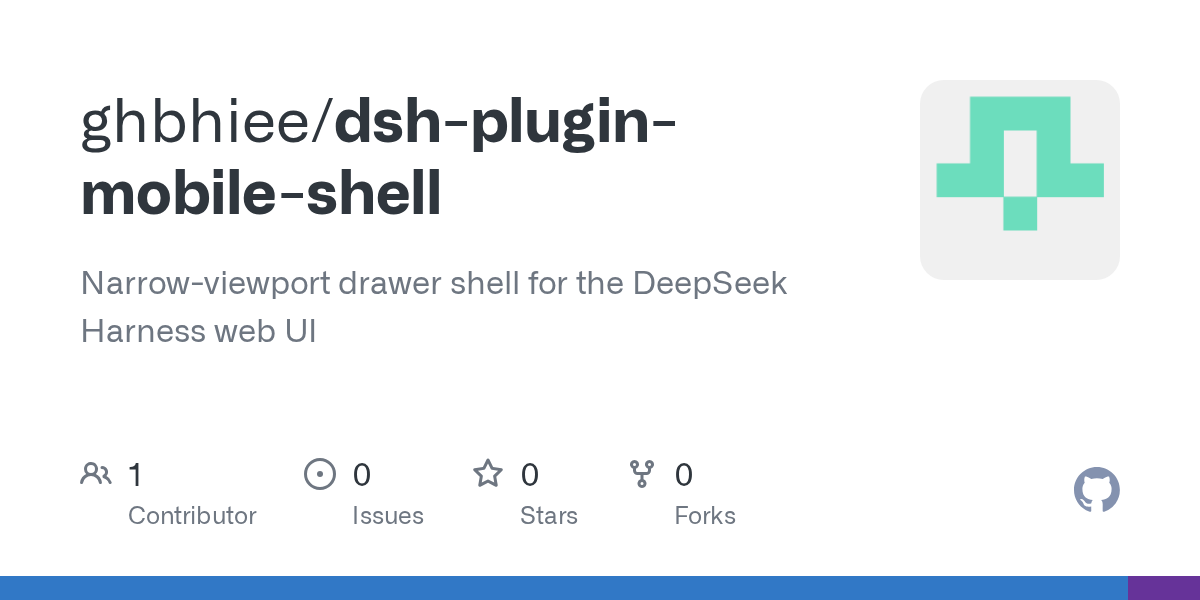 ghbhiee/dsh-plugin-mobile-shell Screenshot preview