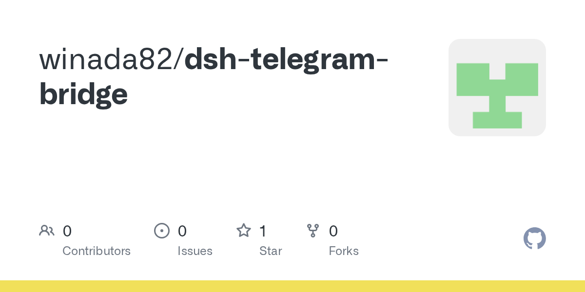 winada82/dsh-telegram-bridge Screenshot preview
