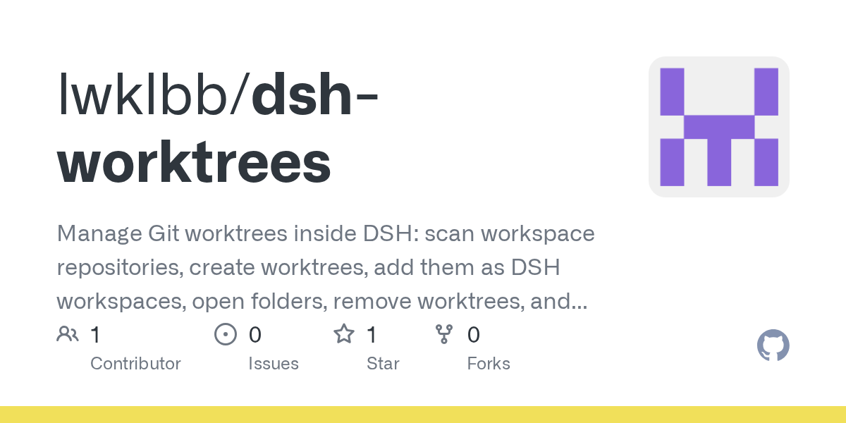 lwklbb/dsh-worktrees Screenshot preview