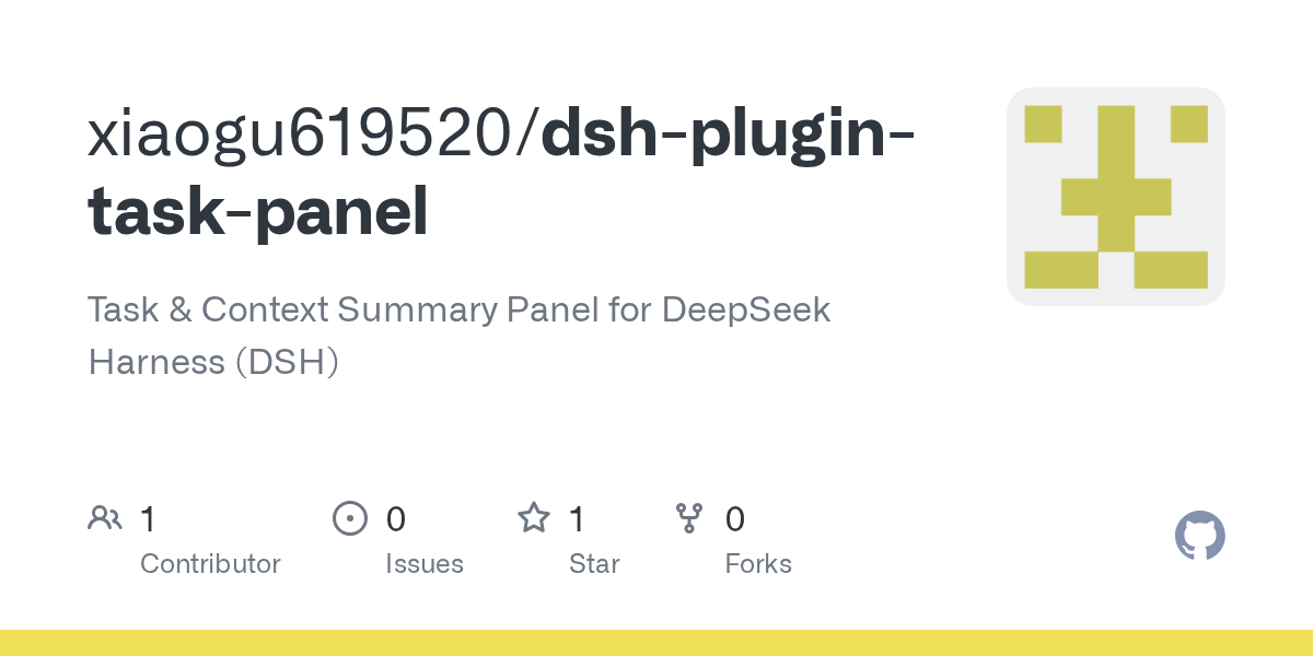 xiaogu619520/dsh-plugin-task-panel Screenshot preview