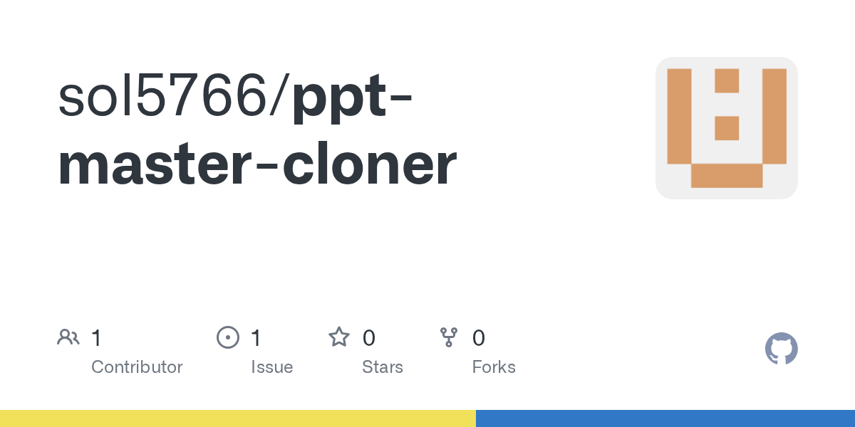 sol5766/ppt-master-cloner Screenshot preview